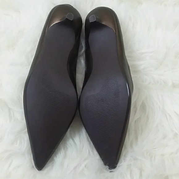 Candie's Bronze Kitten Heels - Picture 3 of 7